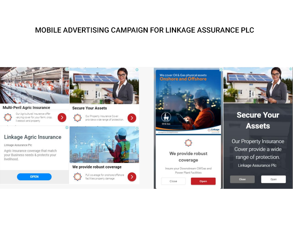 Mobile Advertising Campaign for Linkage Assurance Plc